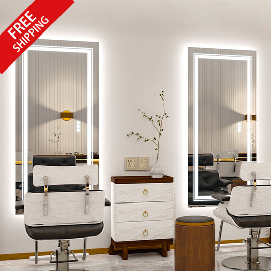 120 x 80cm Rectangle Frameless LED Bathroom Mirror – LED illuminated bathroom mirror by 