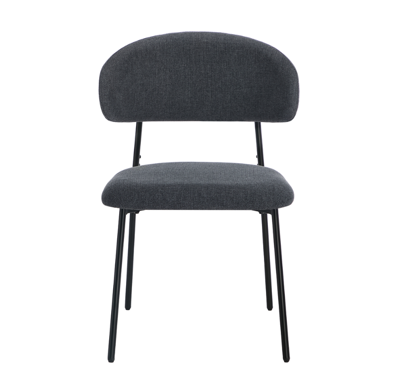 Seraphina Fabric Dining Chair - Mineral Grey | Stylish Dining Chair by Interior Ave