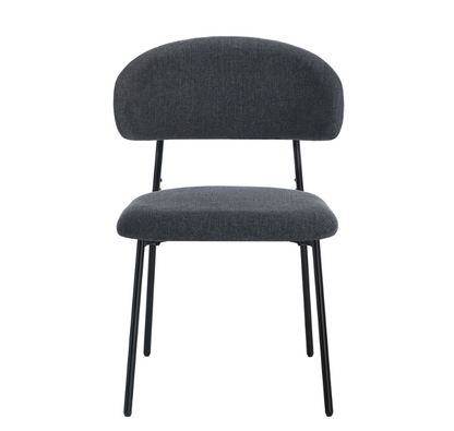 Seraphina Fabric Dining Chair - Mineral Grey | Stylish Dining Chair by Interior Ave