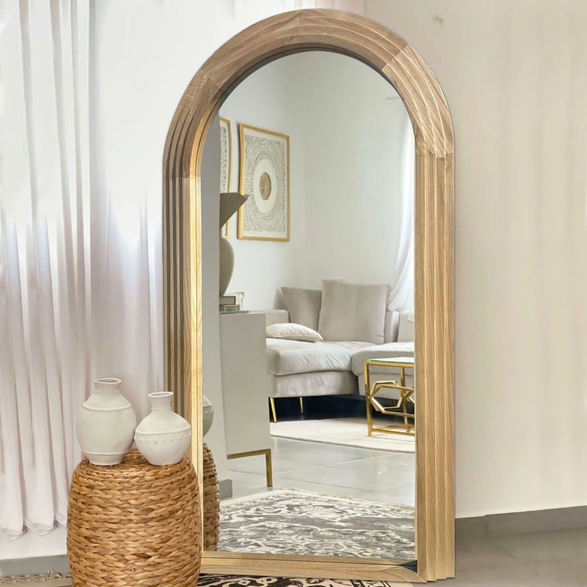 Sierra Natural Full Standing Mirror – Interior Ave