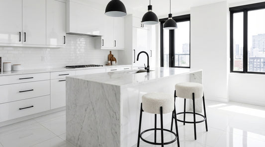 Soho Bar Stool - Black - Set of Two – modern bar stool by Interior Ave