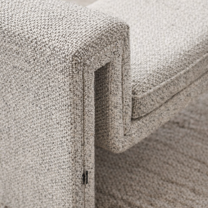 Solace Tweed Bench - Frosted Grey | Stylish Bedroom Bench By Interior Ave