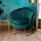 SHELL ACCENT CHAIR - EMERALD