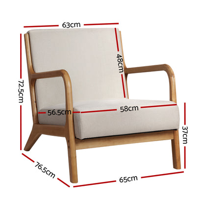 Caprice Armchair - Cream – modern armchair by Interior Ave
