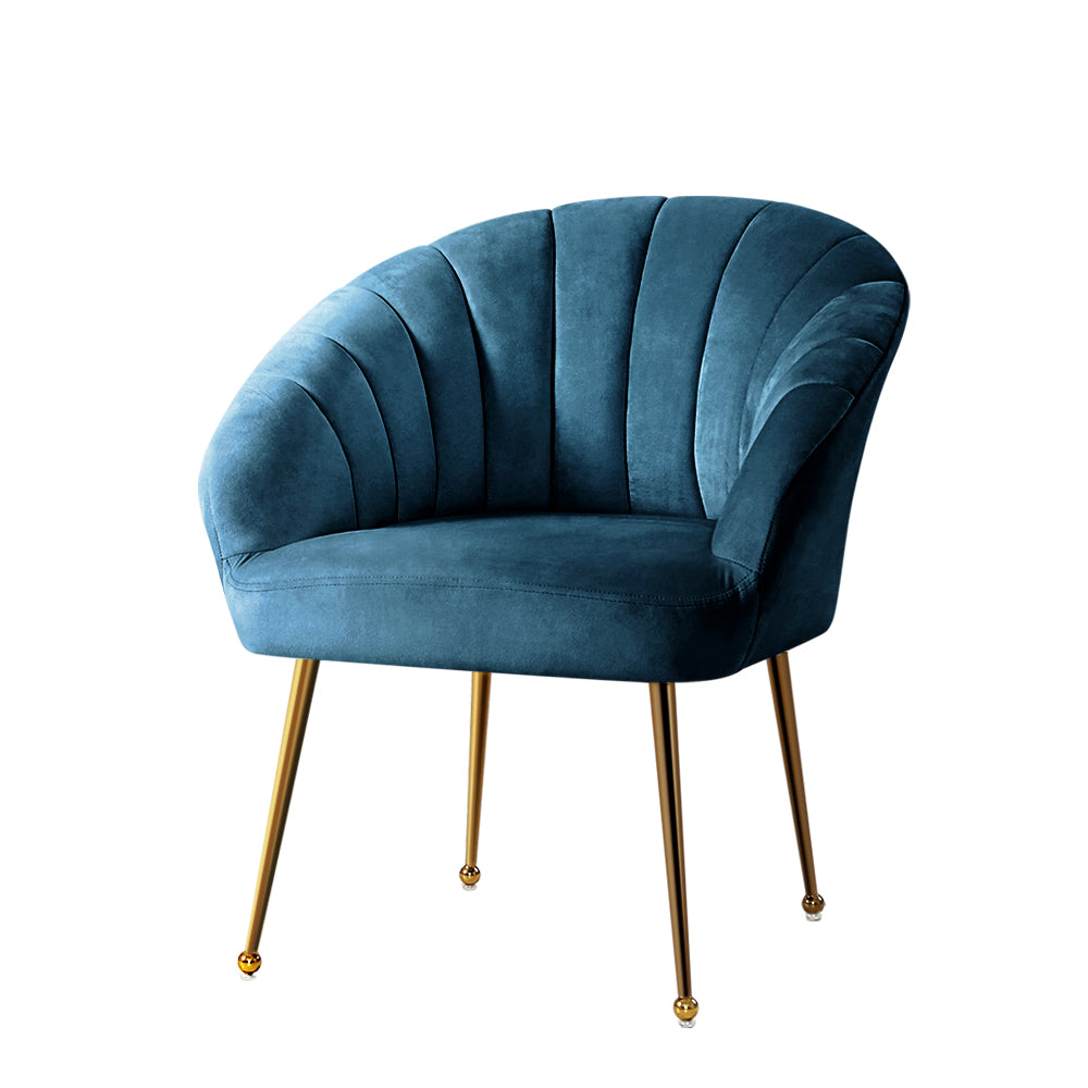 VALENCE ARMCHAIR - NAVY BLUE