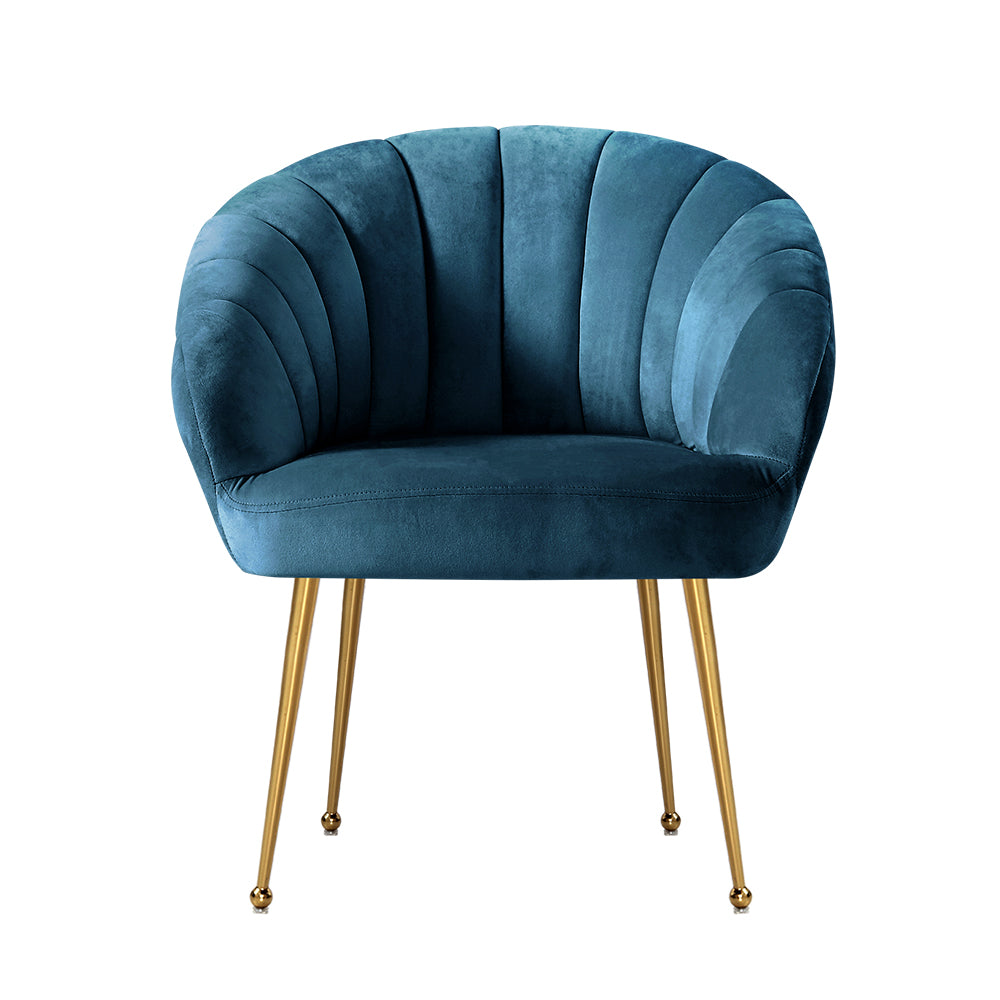 VALENCE ARMCHAIR - NAVY BLUE