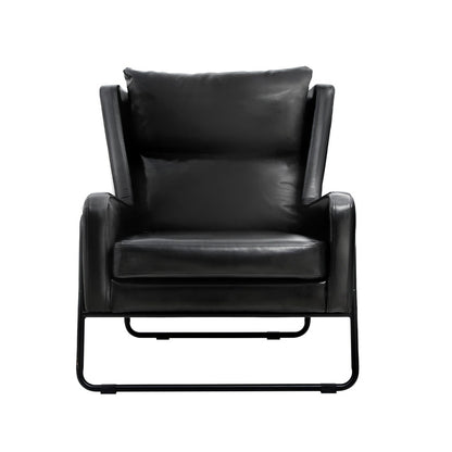 Black Wingback Armchair – modern armchair by Interior Ave
