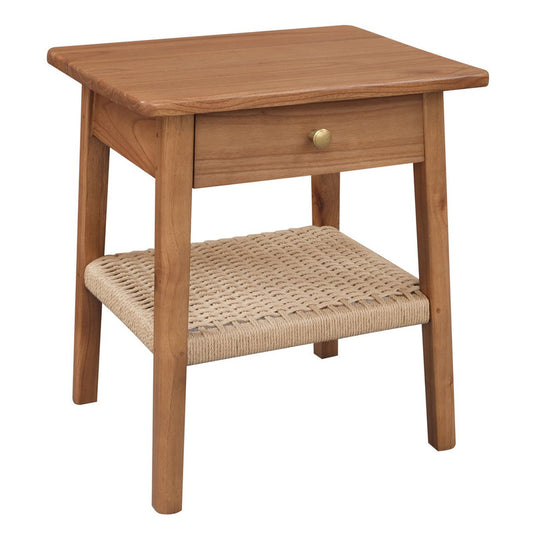 Kaisa Bedside Table - Almond