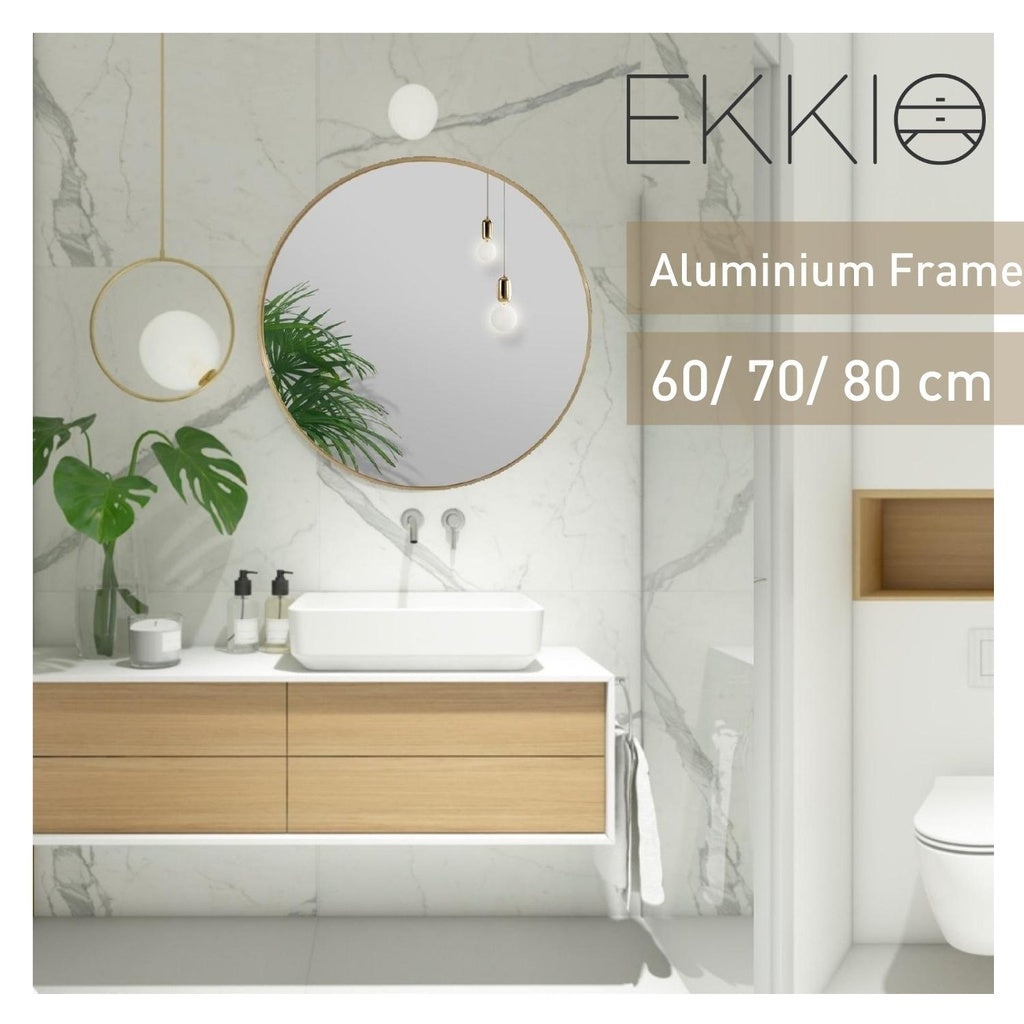 EKKIO Round Mirror No LED (70cm) EK-MR-101-JT(Old RM-101)