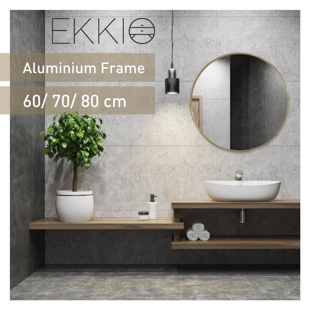 EKKIO Round Mirror No LED (80cm) EK-MR-102-JT (Old RM-102)