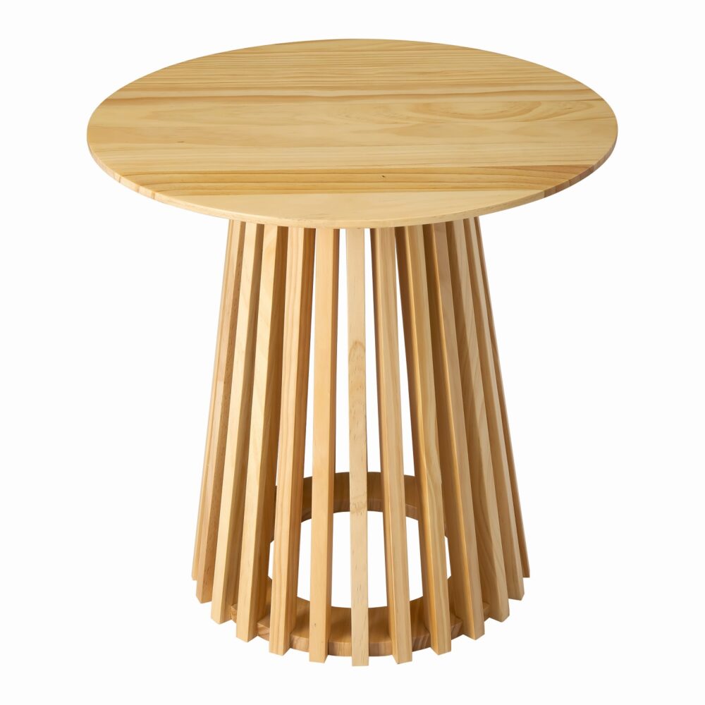 Haven Silhouette Round Side Table - Natural