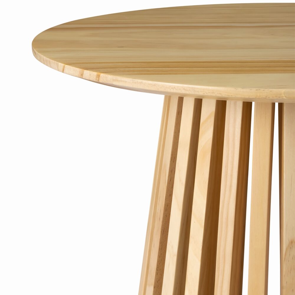 Haven Silhouette Round Side Table - Natural