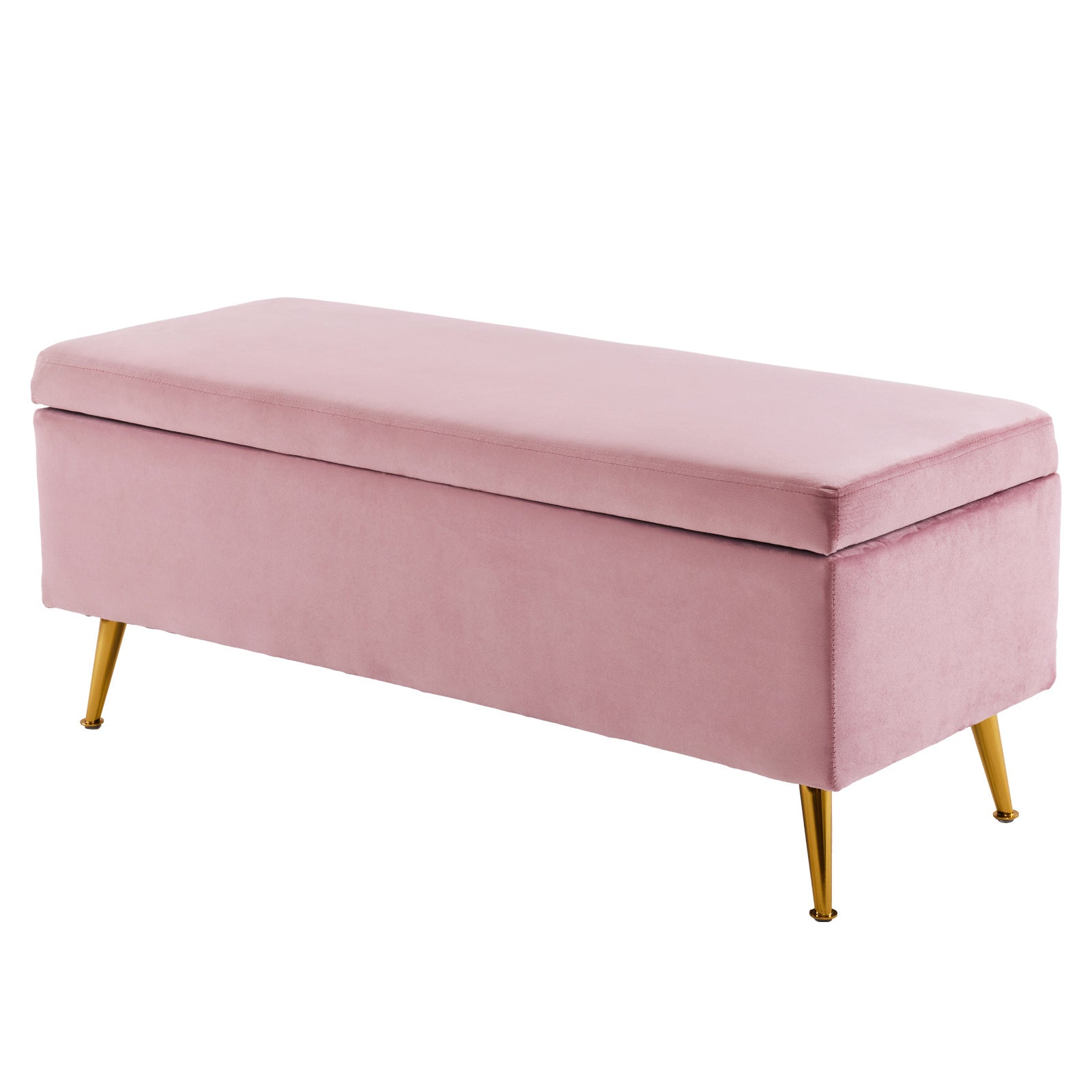 PINK VELVET STORAGE BENCH – www.interiorave.com.au