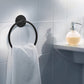 BATHROOM TOWEL RING - BLACK