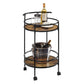 CARTER TWO TIER BAR CART - OAK