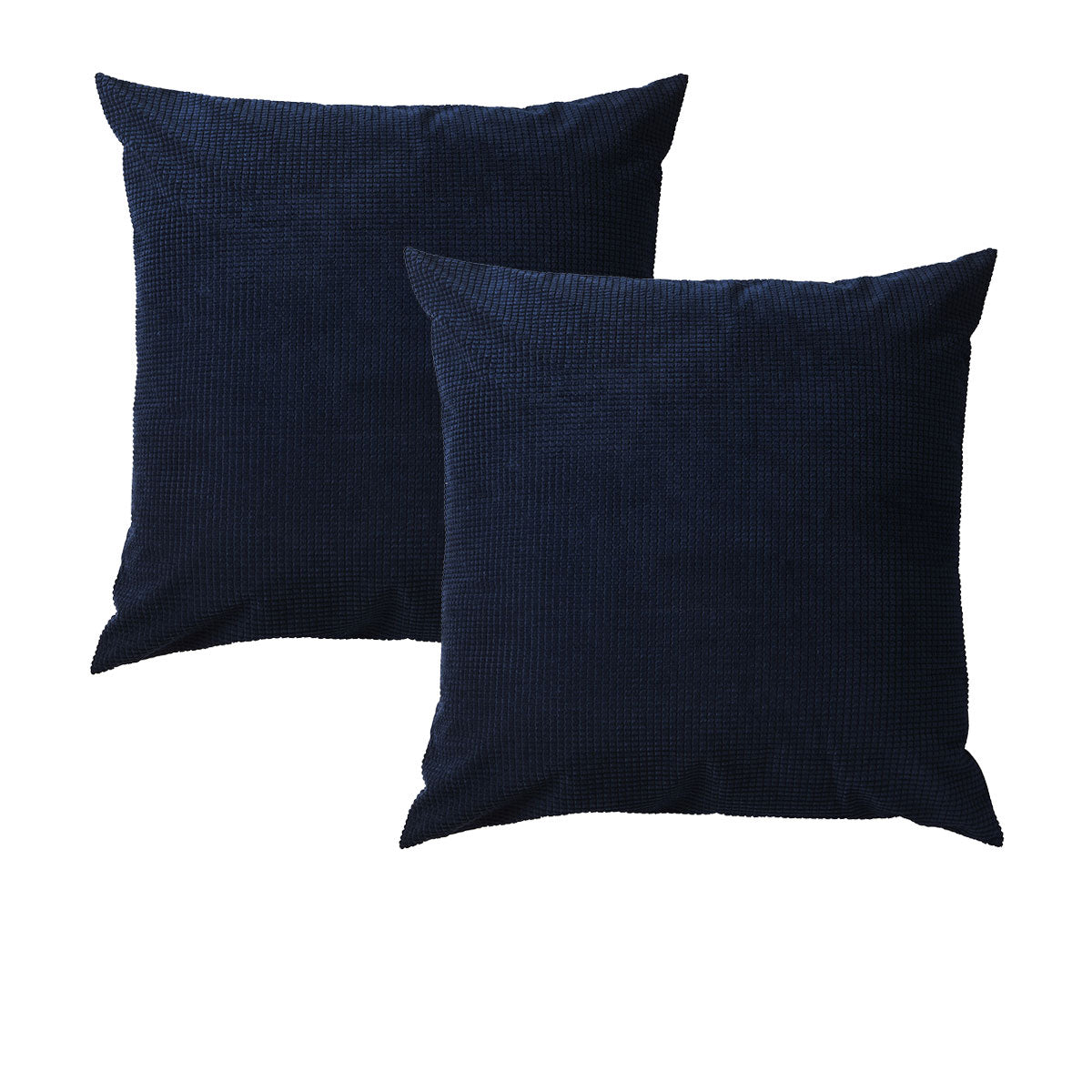 INDIGO EUROPEAN PILLOWCASES - TWO