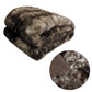 FAUX FUR BROWN BEAR THROW