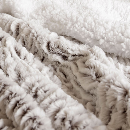 Faux Fur Comforter Set - Queen / King