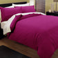 Kingtex Pintuck Quilt Cover Set Fushia Queen