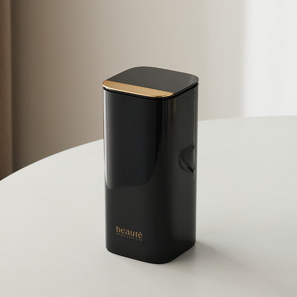 Black and Gold Makeup Brush Holder