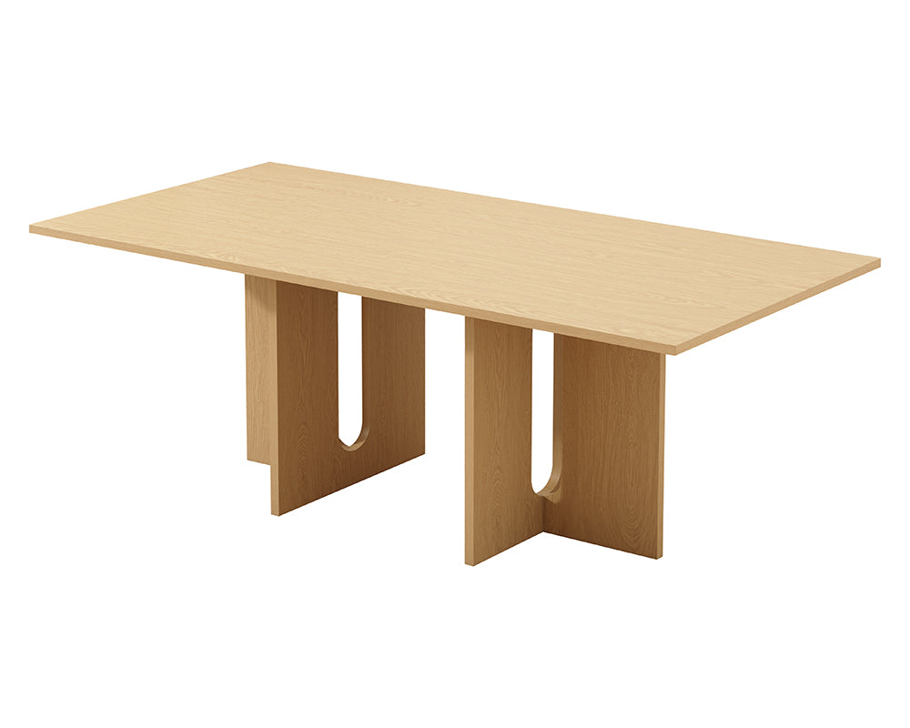 Tierra Oak Dining Table 6 Seater