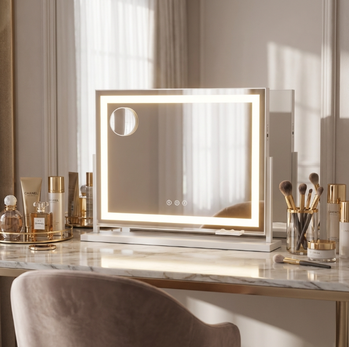 Makeup Pro Vanity Makeup Mirror - Small – Designer mirror by Interior Ave