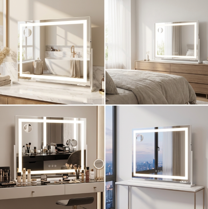 Makeup Pro Vanity Makeup Mirror - XL – Designer mirror by Interior Ave