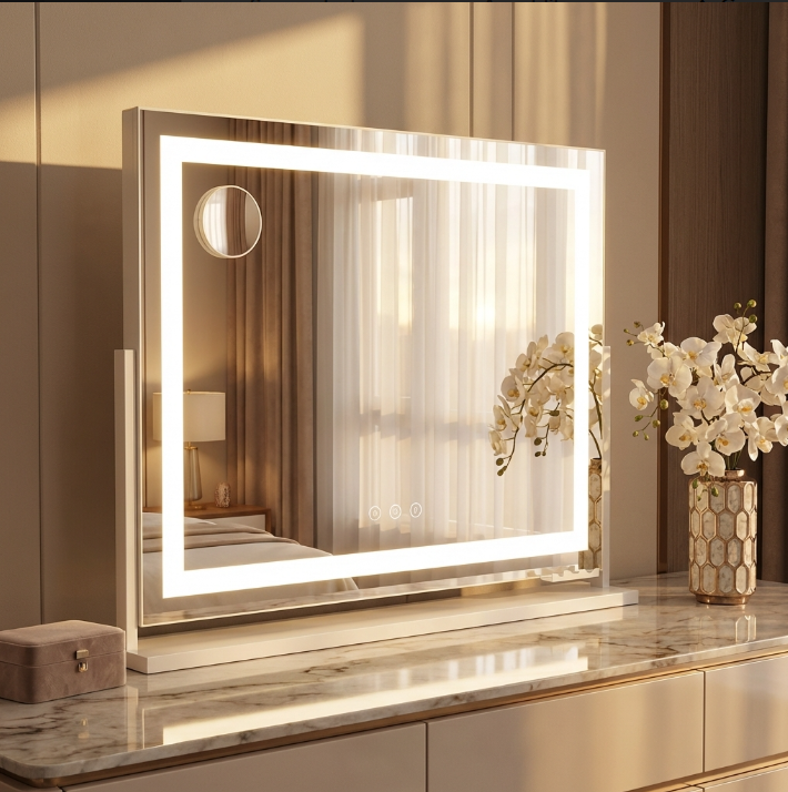 Makeup Pro Vanity Makeup Mirror - XL – Designer mirror by Interior Ave