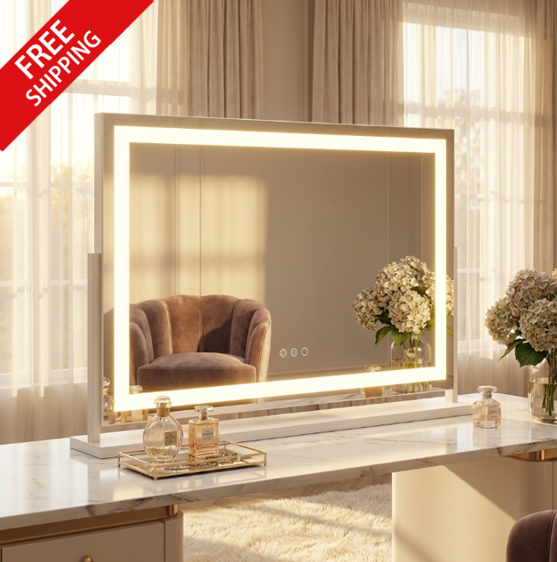 Makeup Pro Vanity Makeup Mirror - XL – Designer mirror by Interior Ave