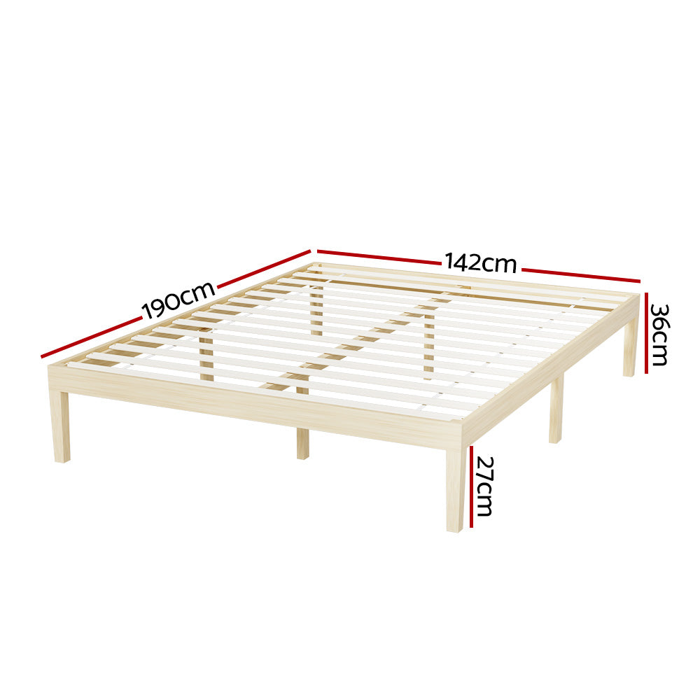 Caprice Natural Bed Base - Double