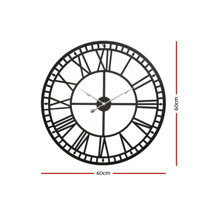 Large Roman Numeral Wall Clock - 60cm