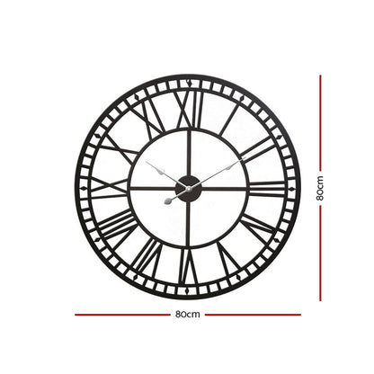 Large Roman Numeral Wall Clock - 80cm