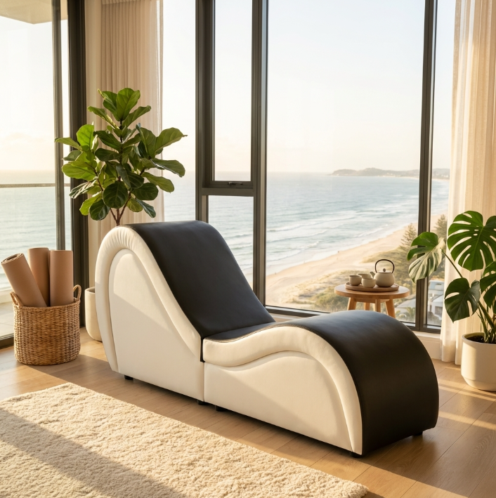 Ziggy Tantra Sofa - Black & White – premium furniture by Interior Ave