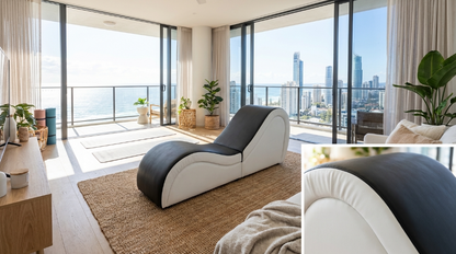 Ziggy Tantra Sofa - Black & White – premium furniture by Interior Ave