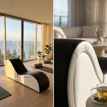 Ziggy Tantra Sofa - Black & White – premium furniture by Interior Ave