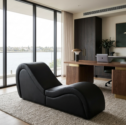 Ziggy Tantra Sofa - Black – premium furniture by Interior Ave