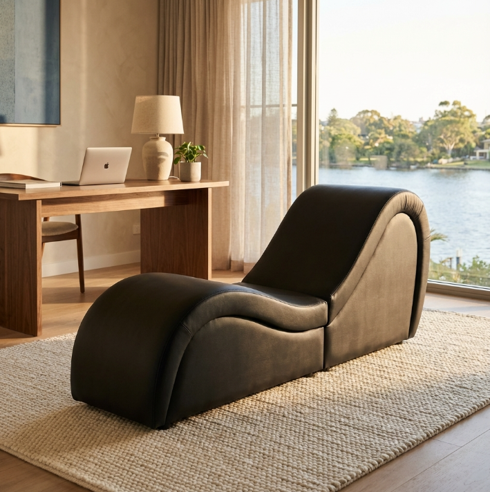 Ziggy Tantra Sofa - Black – premium furniture by Interior Ave