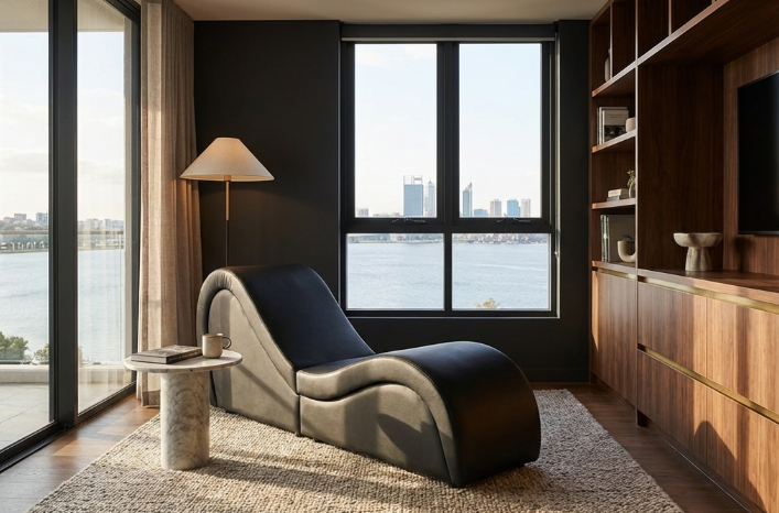 Ziggy Tantra Sofa - Black – premium furniture by Interior Ave