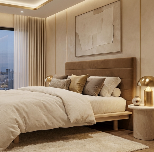 Audrey Natural Bed base - Double