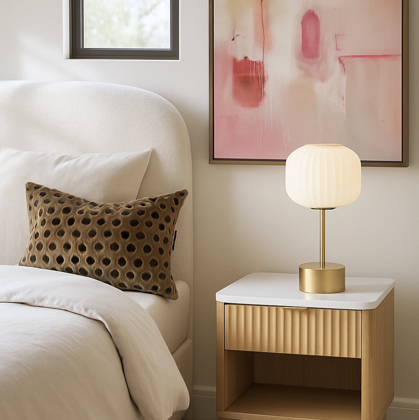 Blanc Bedside Table - Natural