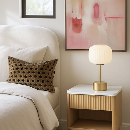 Blanc Bedside Table - Natural