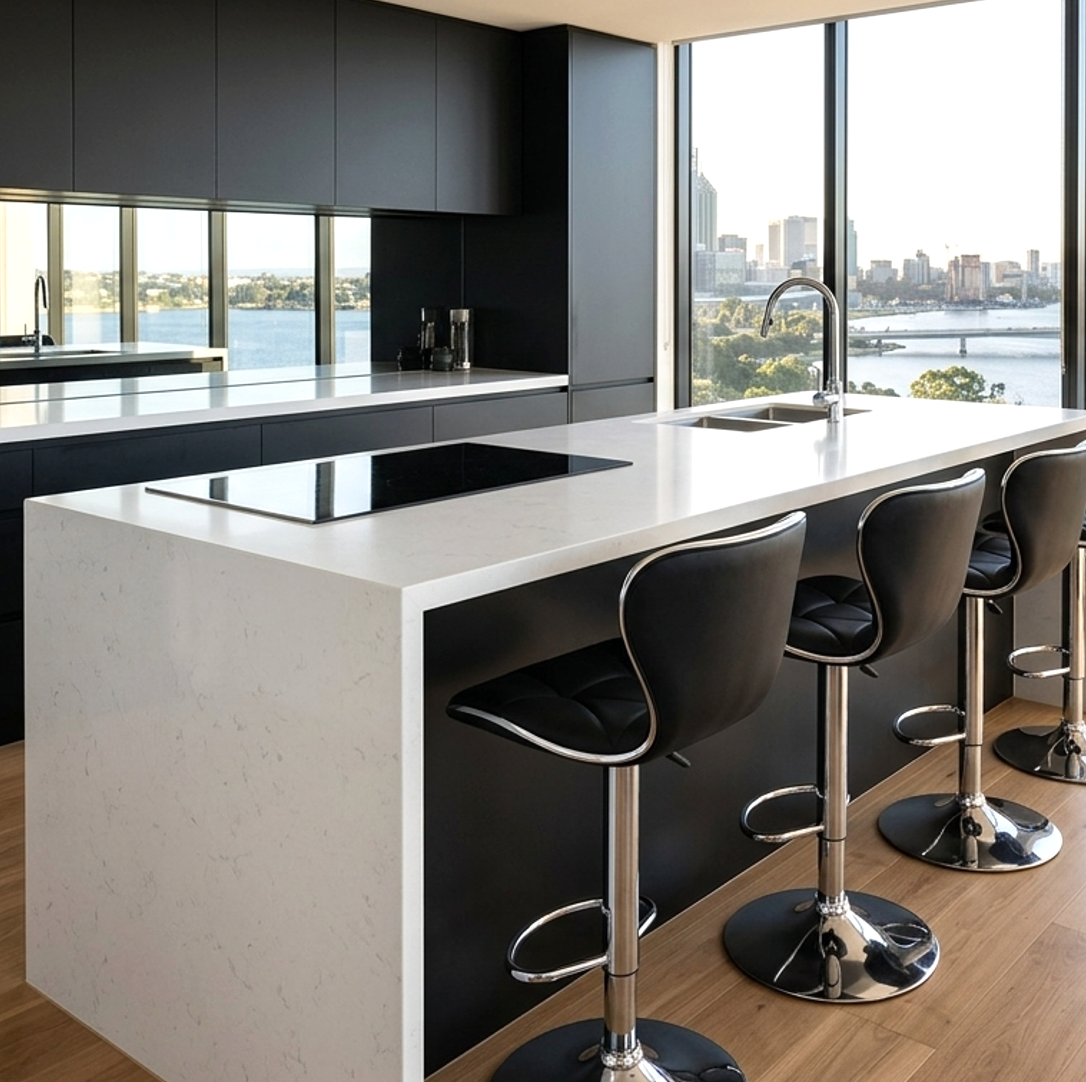 Cooper Bar Stool - Black (Set of 2)