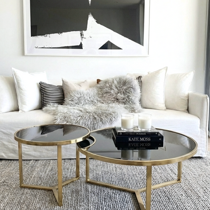 Giselle Black Coffee Table Set