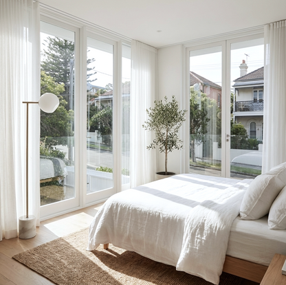 Gable Floor Lamp - Marble