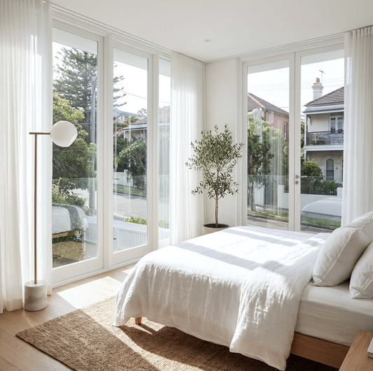 Gable Floor Lamp - Marble