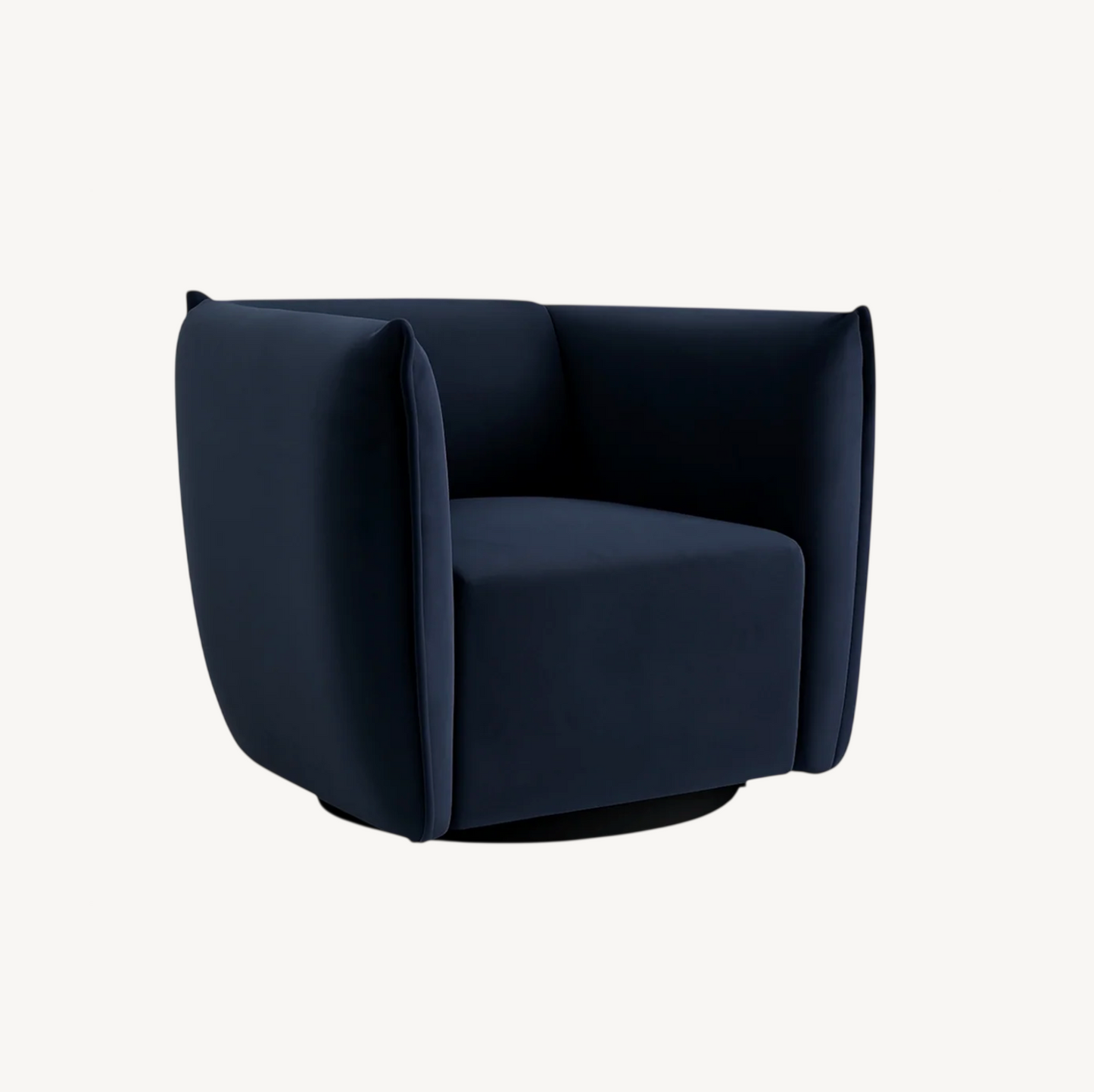 Havana Velvet Accent Chair - Indigo