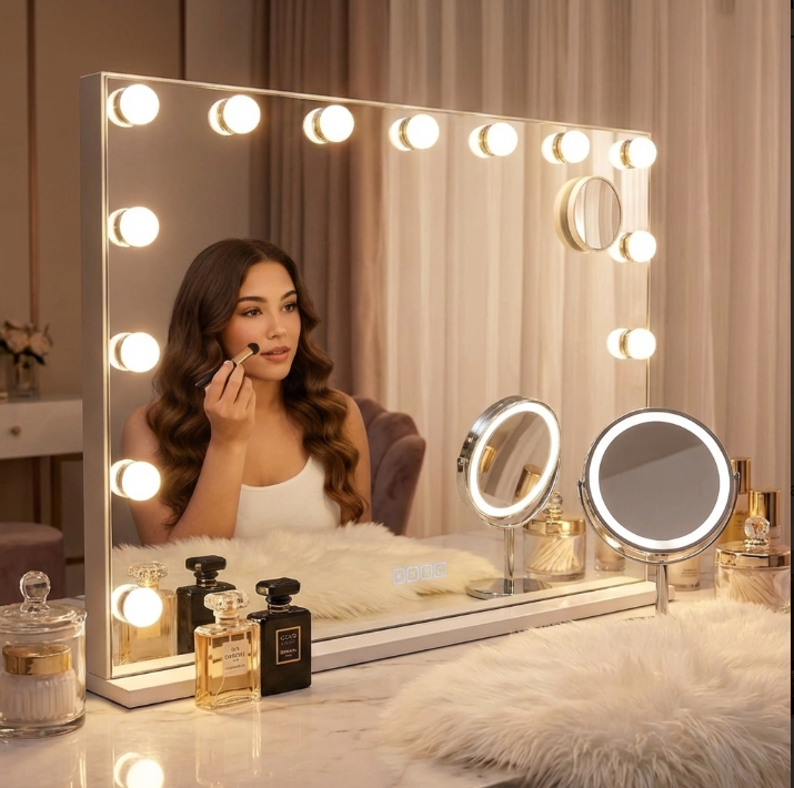 Hollywood Lux LED Makeup Mirror - - XL – Designer mirror by Interior Ave