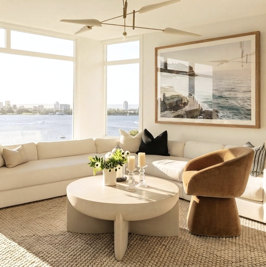 Merlo Swivel Chair in Cinnamon