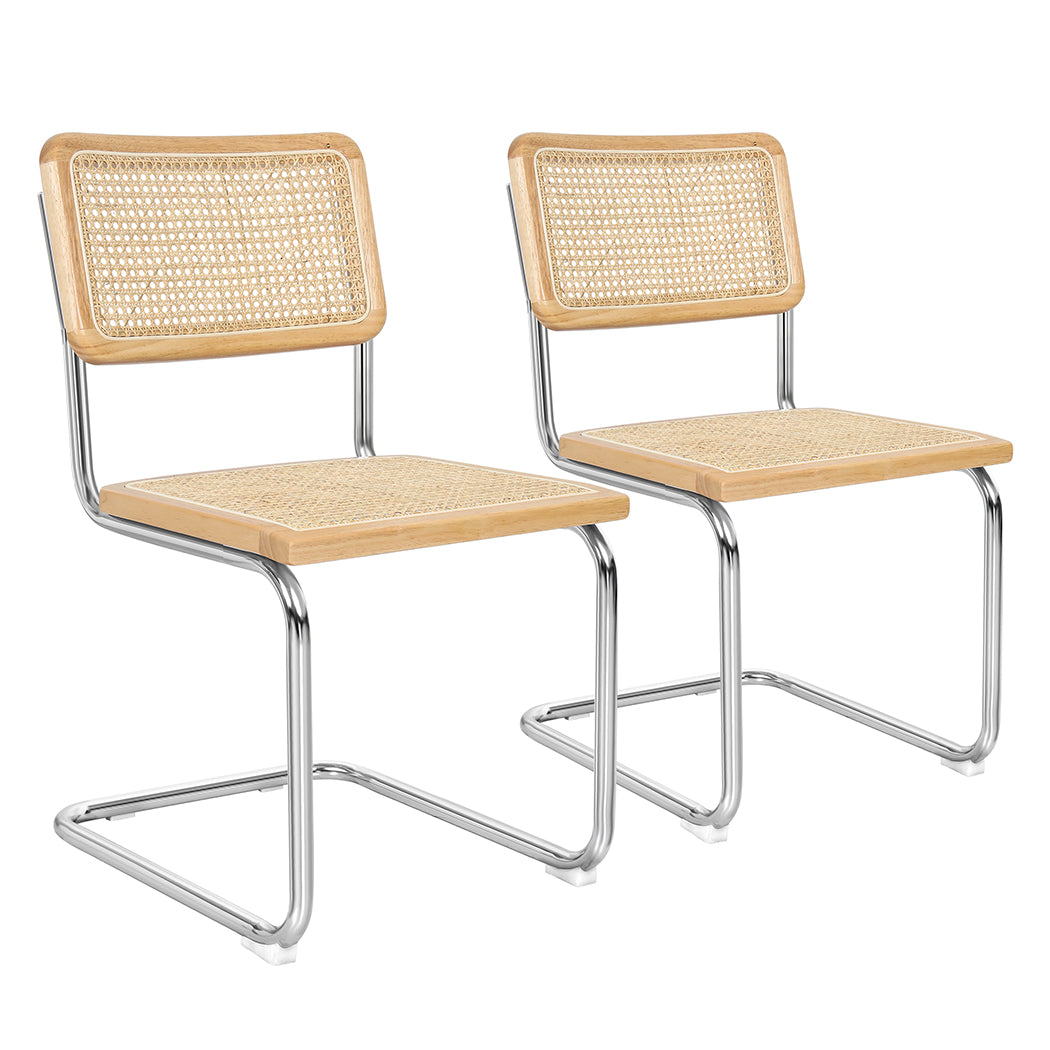 Levede 2x Rattan Chair Dining Chairs-1864183288315383809