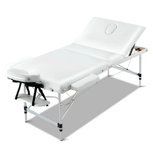 MASSAGE TABLE / BEAUTY BED - WHITE - TRI FOLD – premium furniture by Interior Ave